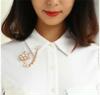 Fashionable accessory from pearl, brooch with tassels, clothing lapel pin, decorations, Korean style