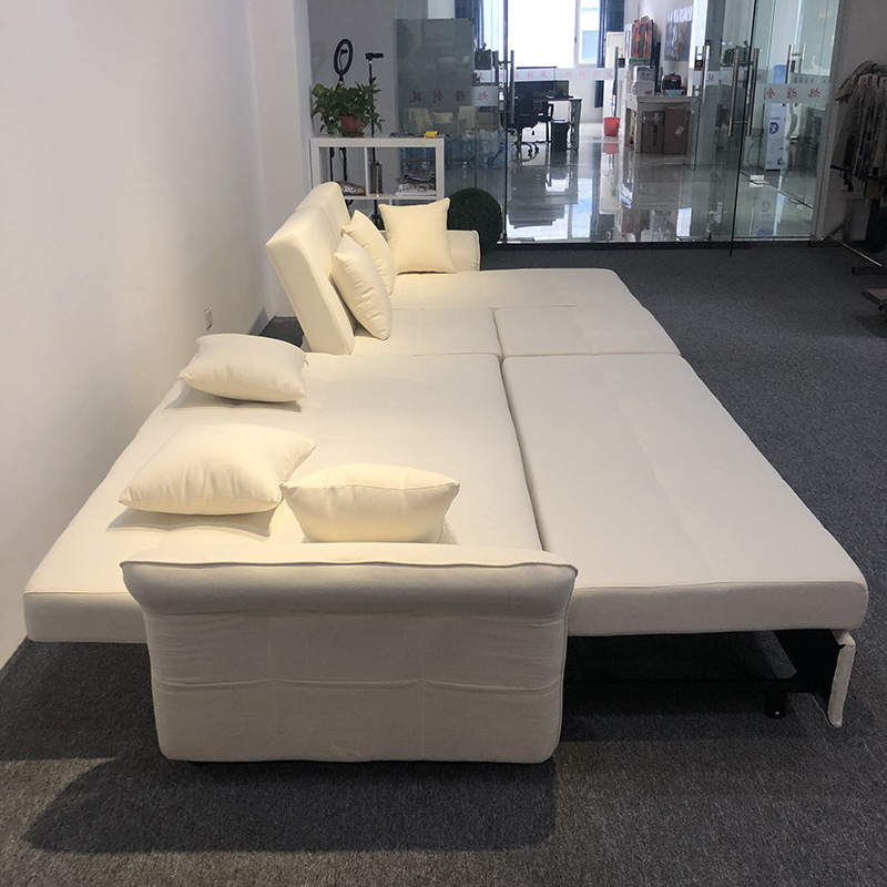 Sofá cama de tela combinación de esquina de almacenamiento VIP cama invisible simple y moderna gran sofá de sala de estar