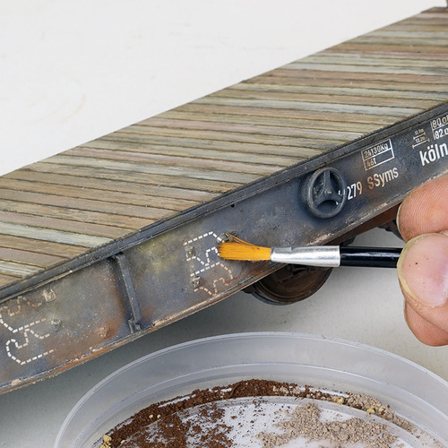 Kezuo Gundam scene model making tool DIY old dry sweep pen sponge pen sponge double-ended aging pen