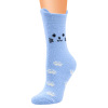 Three dimensional cartoon coral velvet warm knee socks, mid-length