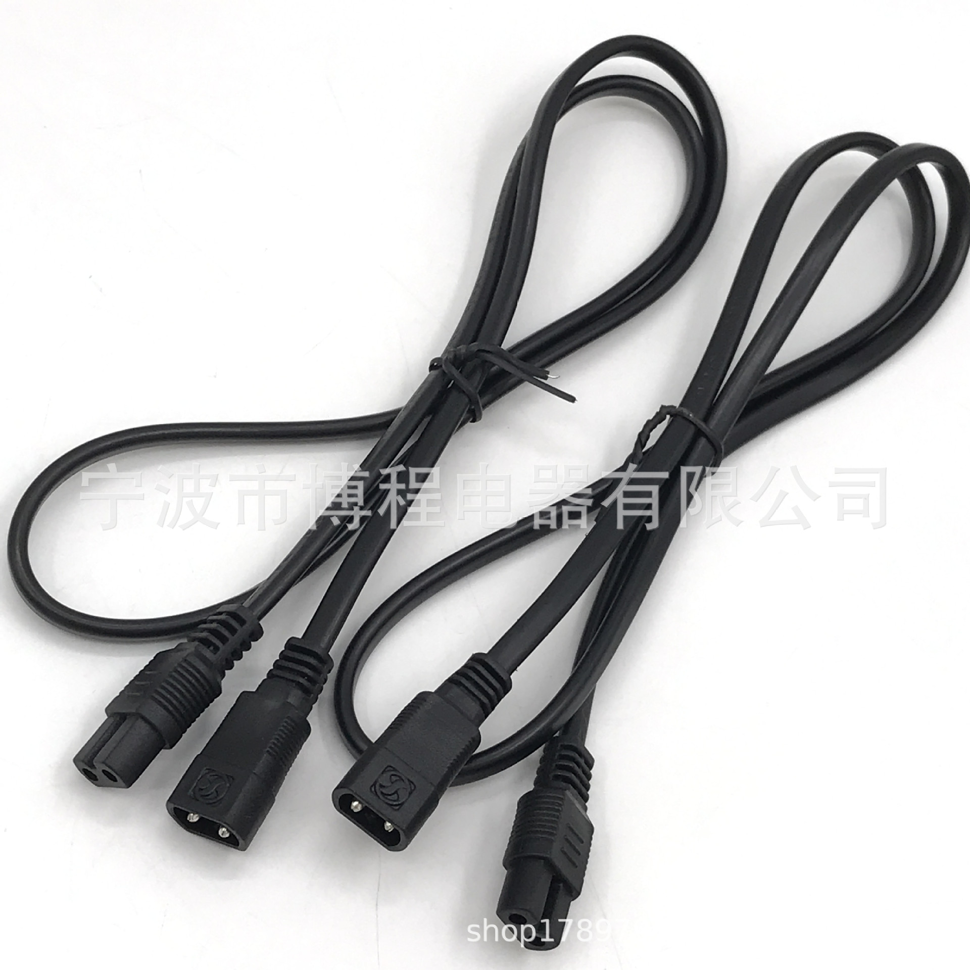 公插 母插 二插四插B字电源线 两针公母插 对插线电热毯线 温控线