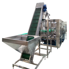 定制24头玻璃瓶三旋盖灌装机果汁热灌装设备生产线饮料灌装机厂家