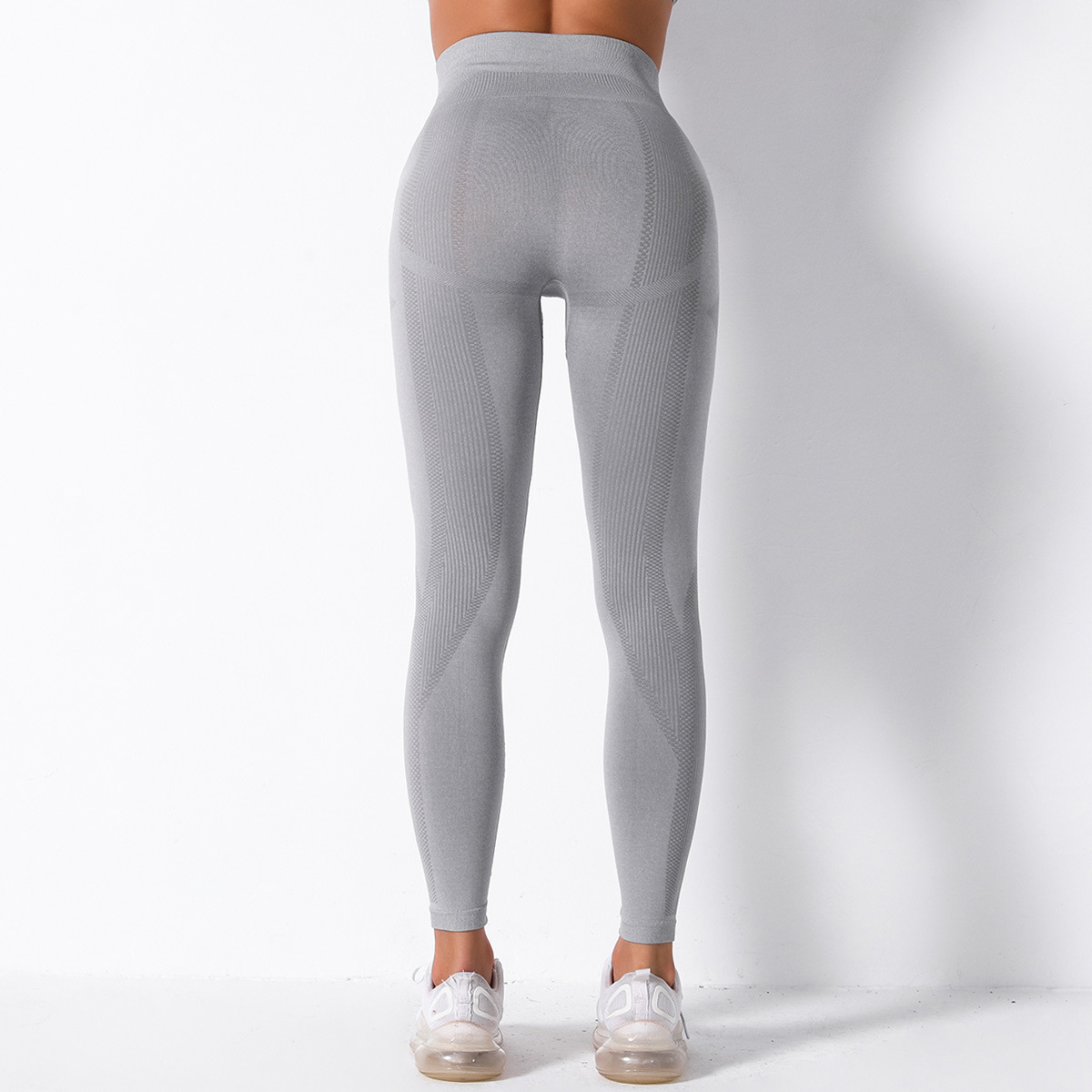 high-waist hip-lifting stretch tight stretch pants  NSLX12867