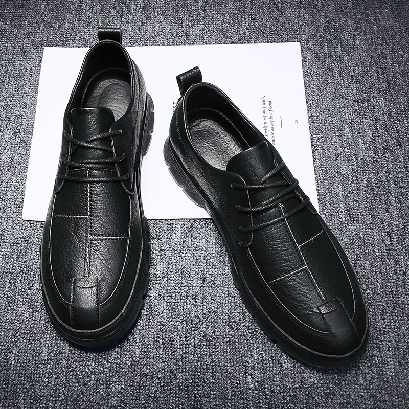 2021 Spring and summer new pattern man England Baby leather shoes Trend fashion Korean Edition Martin shoes Youth leisure time Men's Shoes Wedding shoes