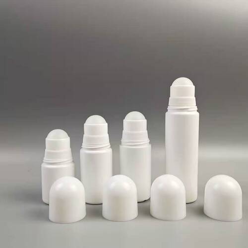 Wholesale 50ml essential oil plastic bottle, 75ml roller ball bottle, PE rolling ball bottle, massage bottle, 100ml deodorant packaging bottle