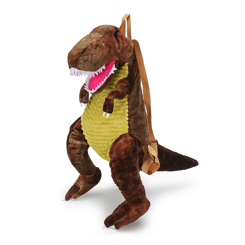 2020 nuevo estilo coreano ins bolso de los niños Super lindo dinosaurio mejorado felpa ligero fabricante
