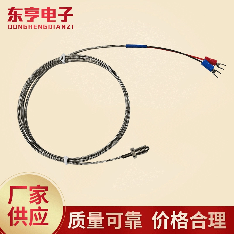 K-образная винтовая термопара E-типа с резьбой M8, линия измерения температуры головки датчика температуры термического сопротивления RK-K06-M8-1M