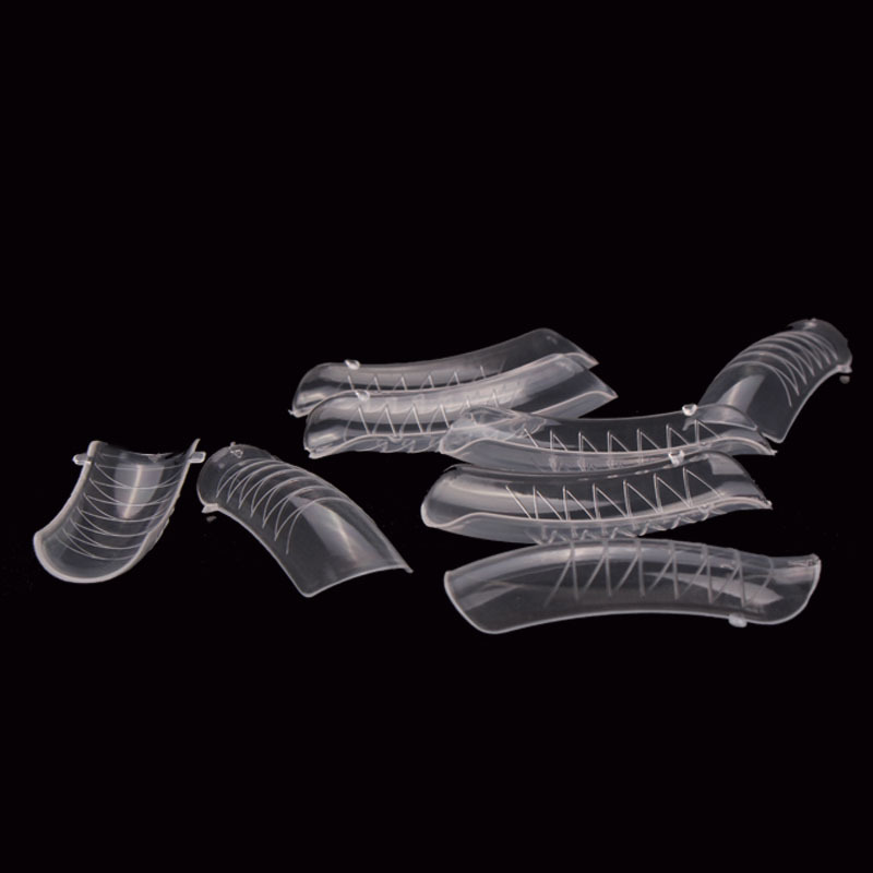 Transfronterizos para manicuras, lente de cristal de manicuras de fototerapia de extensión rápida, 120 piezas de lente de cristal de manicuras de manicuras de escala