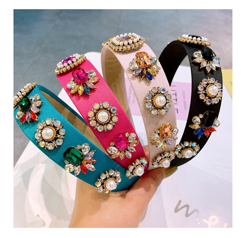 New Fashion Diamond Baroque Crystal Hair Band Wholesale display picture 7