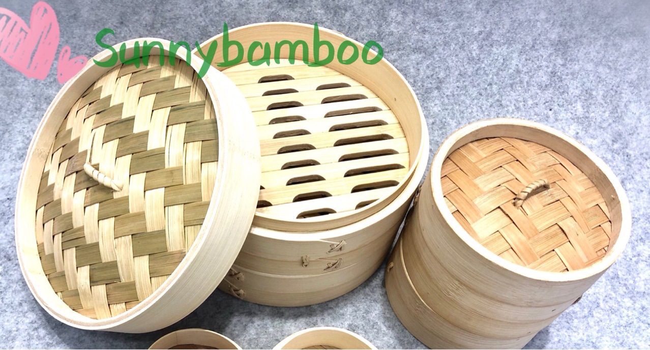 Factory direct sales, pure hand-woven bamboo steamer, Hong Kong-style dim sum steamer, pastry steamer rack detail image 4