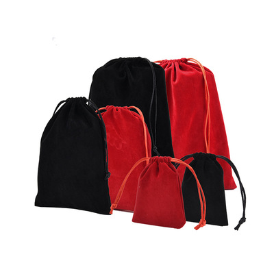 加厚绒布抽绳束口袋|ms