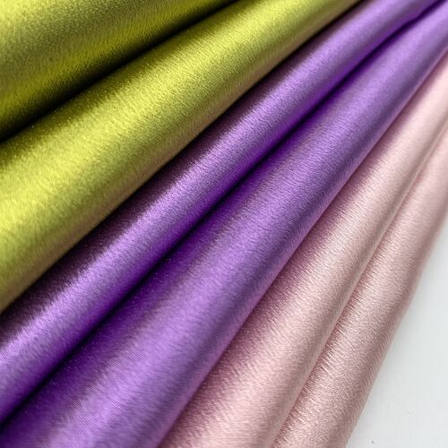 Crystal Chaos Satin, Shiny Polyester Taffeta, Thick Elastic Print Base Fabric, Fashion Women's Pants Jacket