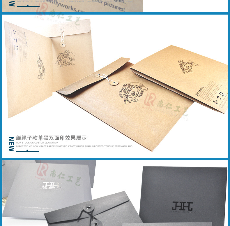 4开8开素描绘画作品文件袋A3A4资料档袋