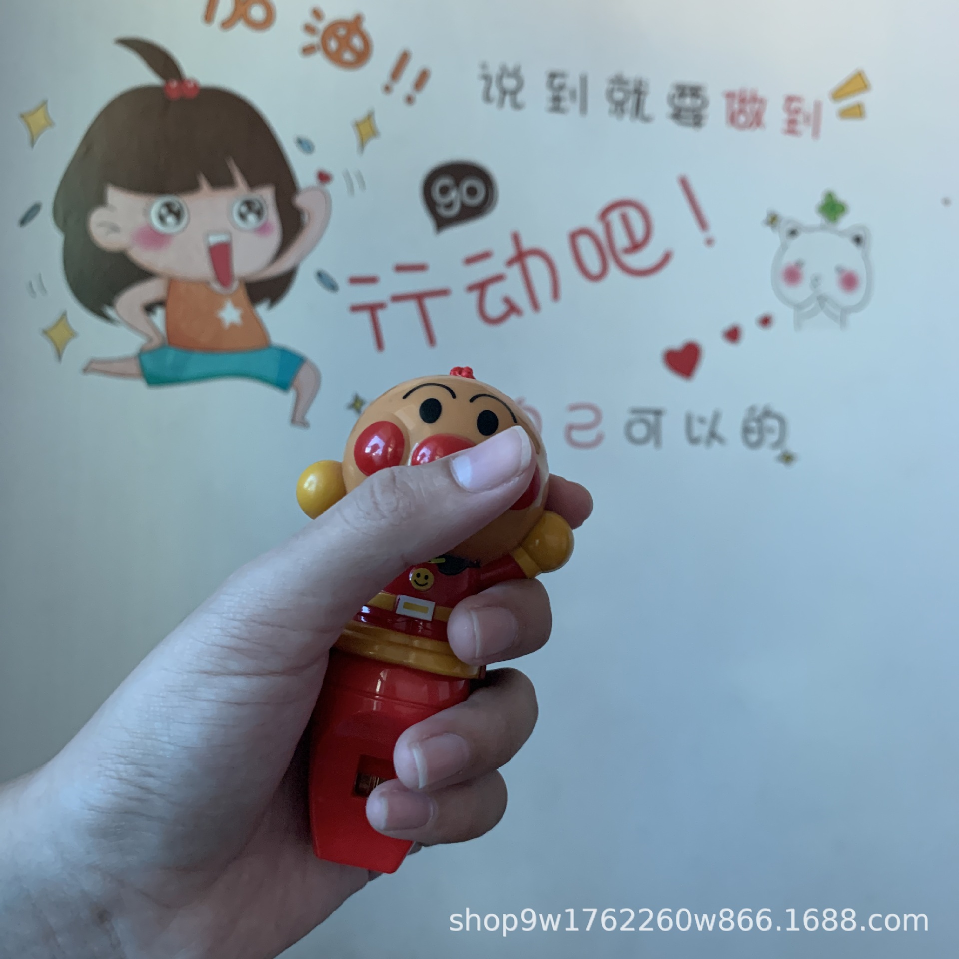 面包超人口哨 儿童乐器拨浪鼓手拍板摇鼓摇铃 早教启蒙趣味玩具