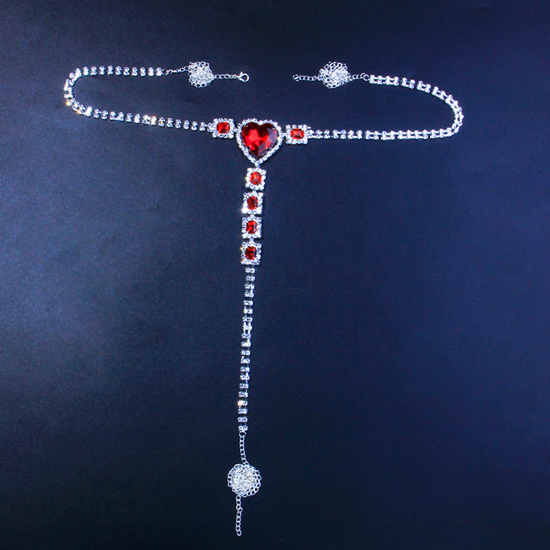 Title 5, Sexy Love strass body chain, sprankelende en aa...