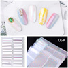 Starry sky for manicure, colorful set, sticker, nail stickers for nails, 10 cells