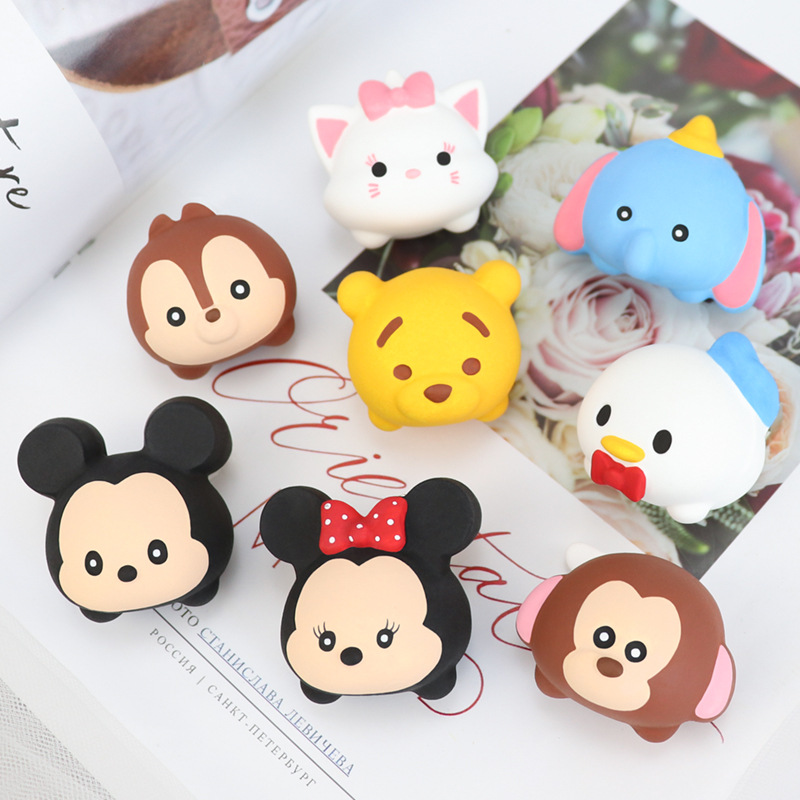 创意卡通米奇硅胶模具可爱维尼熊唐老鸭香薰石膏diy材料滴胶模具|ms