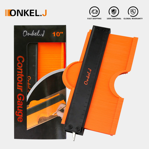 Contour gauge copying gauge with lock Contour woodworking measurement and shape gauge shape taker irregular measuring radian ruler