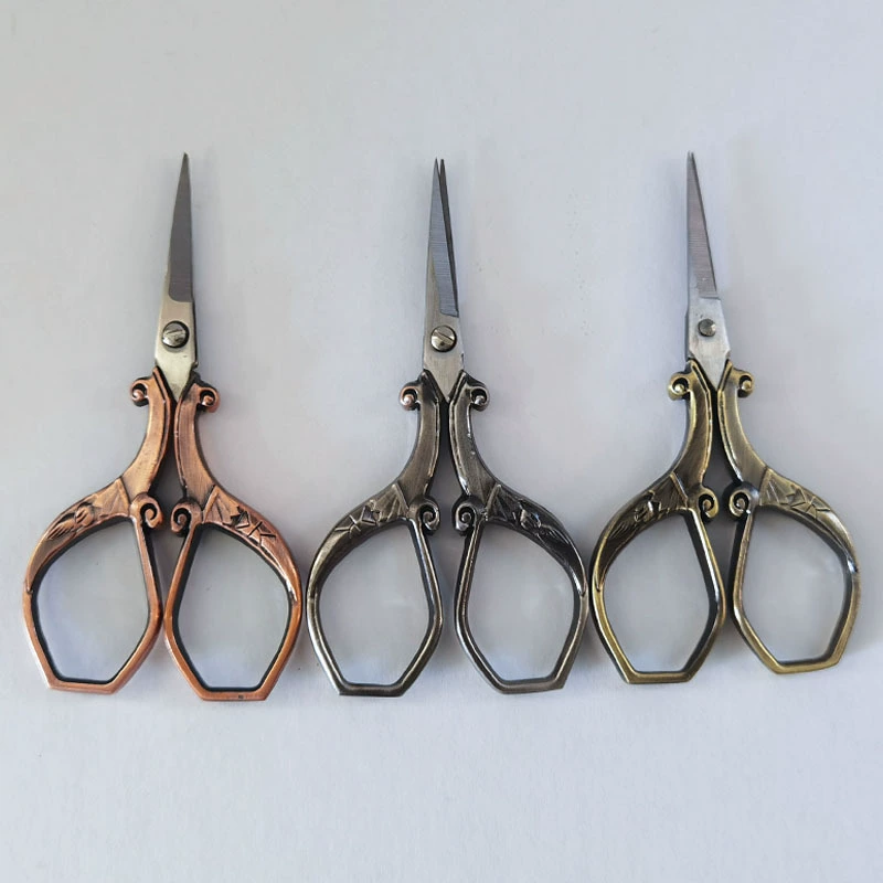 Retro -cut cross -stitching classical scissors, makeup scissors JA