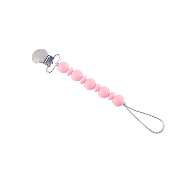 Cadena de chupete para bebé pezón cuerda material de silicona cadena anti-caída suministros maternos e infantiles Comercio exterior Amazon Venta caliente