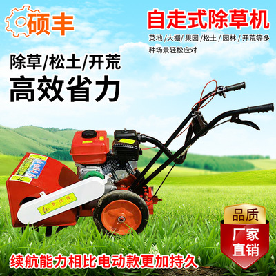 汽油款除草机 小型田园除草机 170F汽油版果园除草耕地机|ms