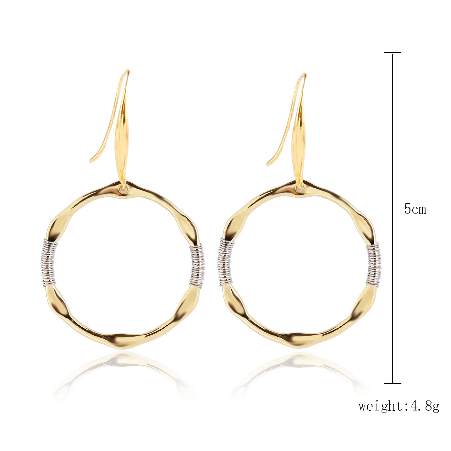 Nihaojewelry Creative Geometric Fashion Exaggerated Earrings Wholesale display picture 3