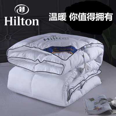 wechat Business Explosive money Wuxing hotel Down quilt Double keep warm Cotton velvet quilt The quilt core gift