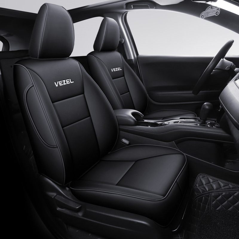 Modelə uyğun (Original) oturacaq örtükləri — Binzhi HR-V Full Set - xe552-standard-all-black-for-2023-vezel