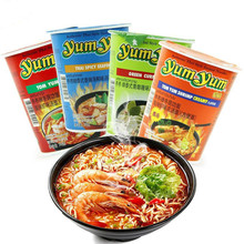 泰國進口yumyum養養杯面70g桶裝冬蔭功酸辣蝦濃湯泡面方便速食品