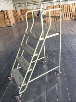 登高车登高梯仓库超市移动平台梯取货梯子凳子理货架工具车带轮子|ms