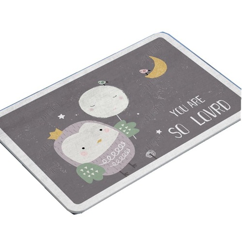 Cartoon cute entrance door, stain-resistant floor mat, door mat, water-absorbent, non-slip entrance door, creative kitchen bedroom rug
