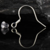 Copper silver earrings handmade, accessory