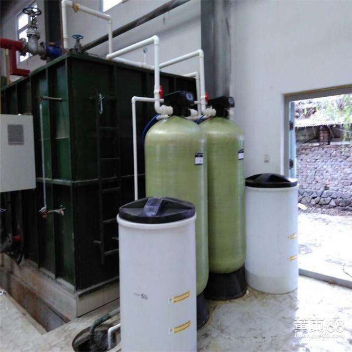 润新5t/h 食品级全自动软水器 去水垢降硬度装置 酒店软化水设备|ru