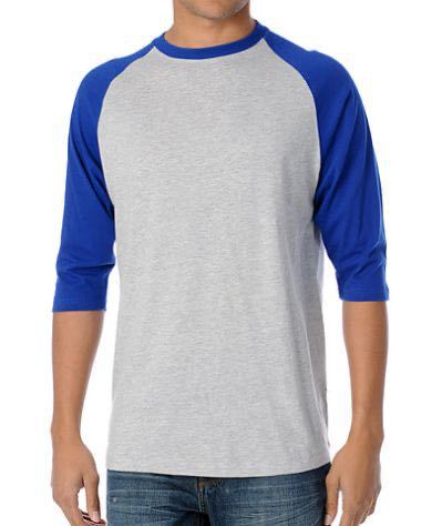 Spot Gilidan Three-Quarter Sleeve Short-Sleeved Raglan T-Shirt Horn Polyester Loose Cultural Shirt Advertising Shirt Pure Color Half-Sleeve