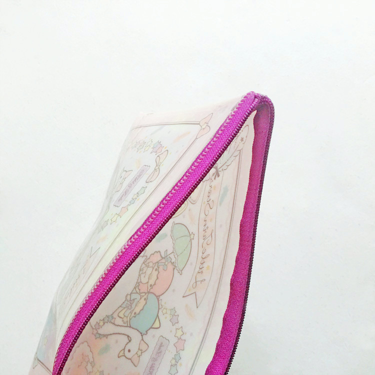 卡通pvc文具笔袋 透明PVC考试铅笔袋 PVC办公资料档案