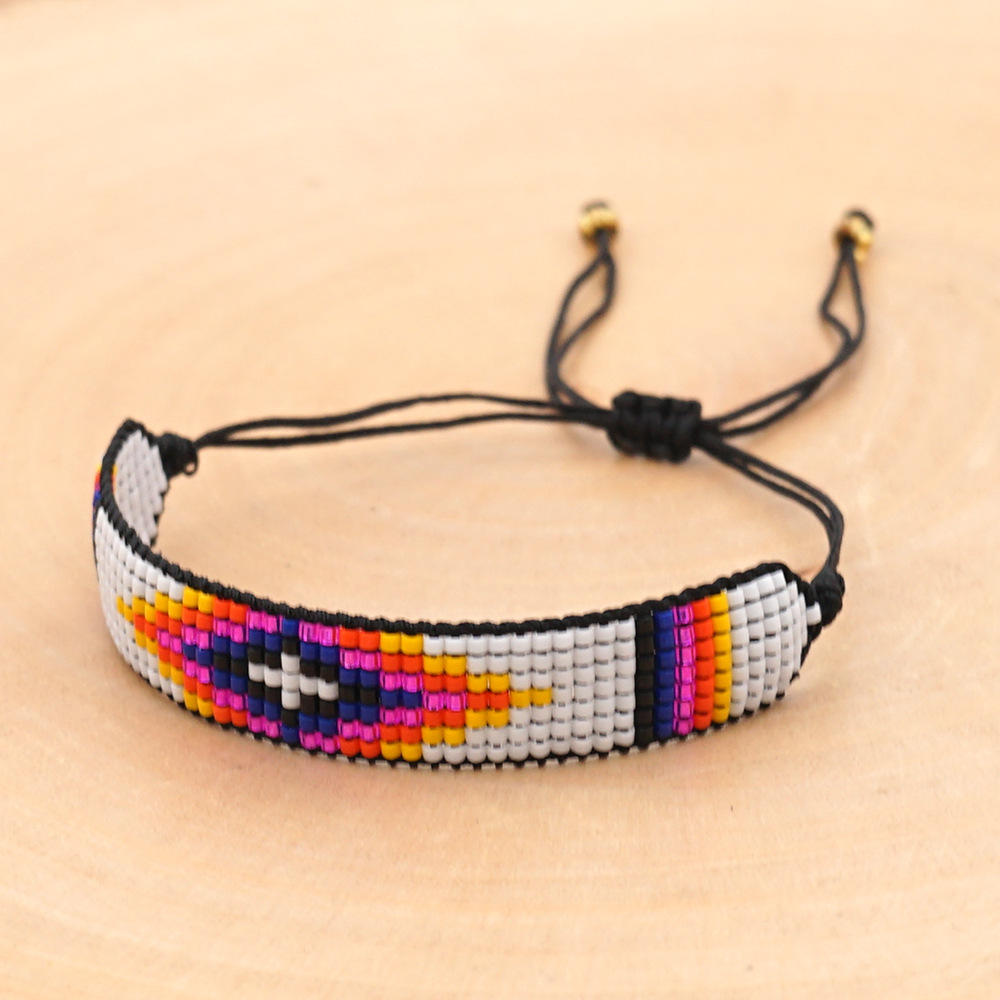 ethnic style Miyuki beads handmade wide bracelet wholesale jewelry Nihaojewelrypicture5