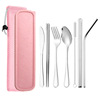 Handheld tableware stainless steel, set, chopsticks, straw, Amazon