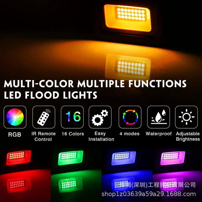 LED прожектор, дорожная ультратонкая лампа, (пограничная торговля), 100Вт