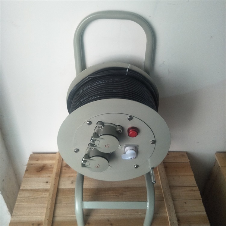 固泰BXD51-32A防爆插销电缆盘220V/380V/50米防爆检修移动电缆盘