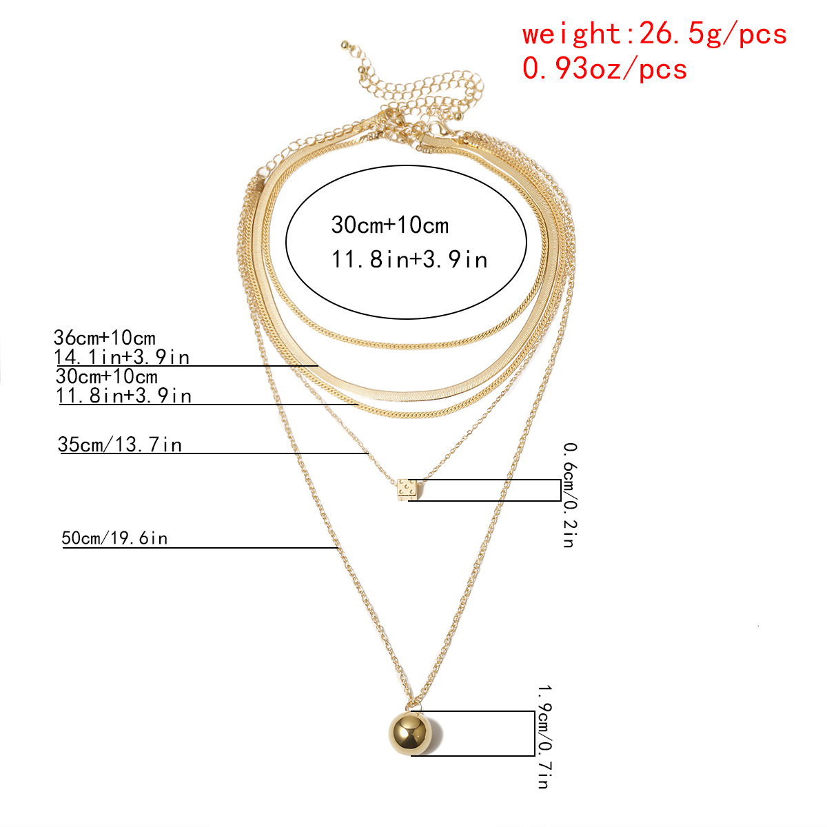 New Fashion Simple Ethnic Style Multi-layer Letter Pendant Set Necklace For Women Wholesale display picture 11