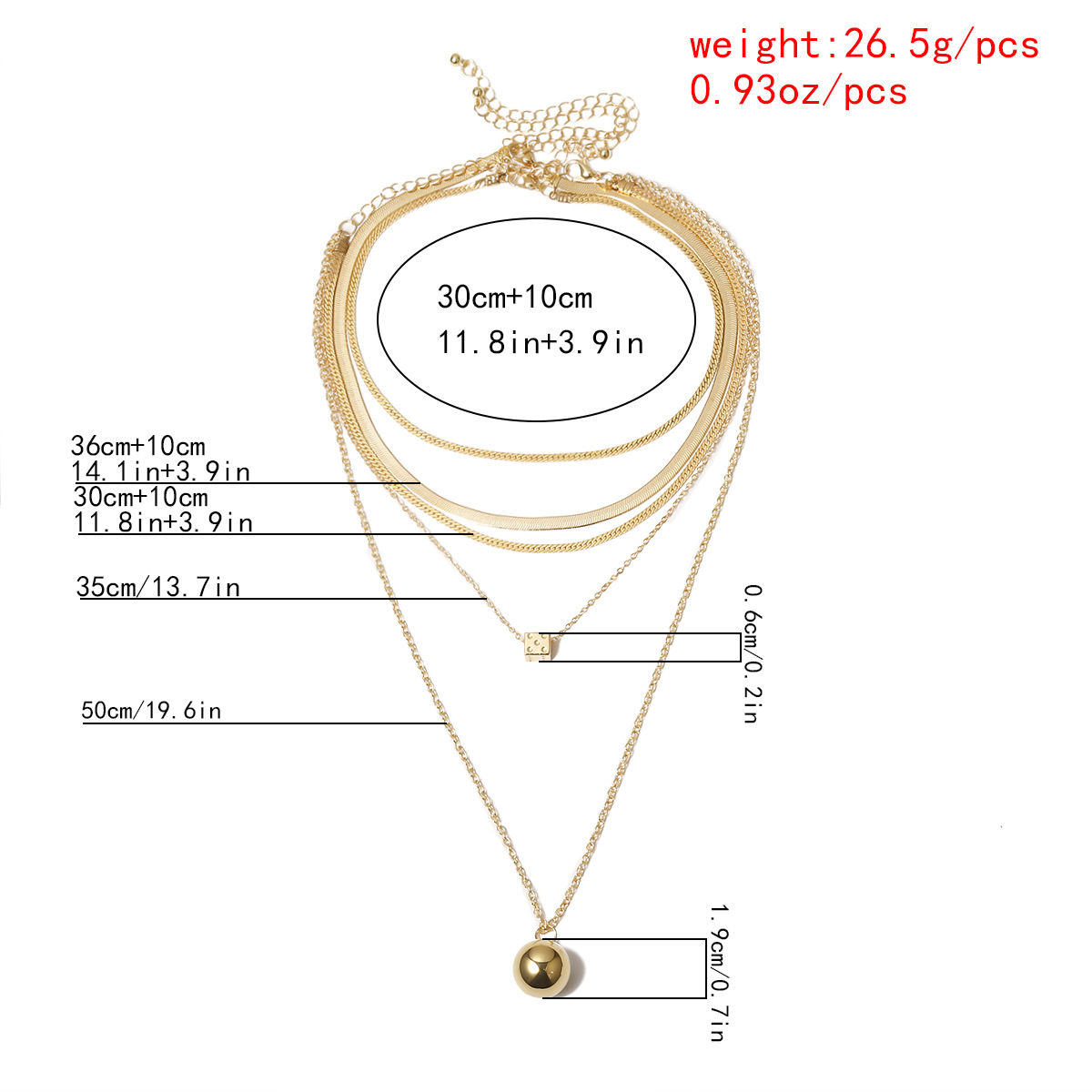 Europäischer Und Amerikanischer Grenz Überschreiten Der Schmuck, Trend Ige Straßen Fotografie, Mehr Schicht Ige Brief Anhänger Im Ethnischen Stil, Halskette Für Frauen display picture 11