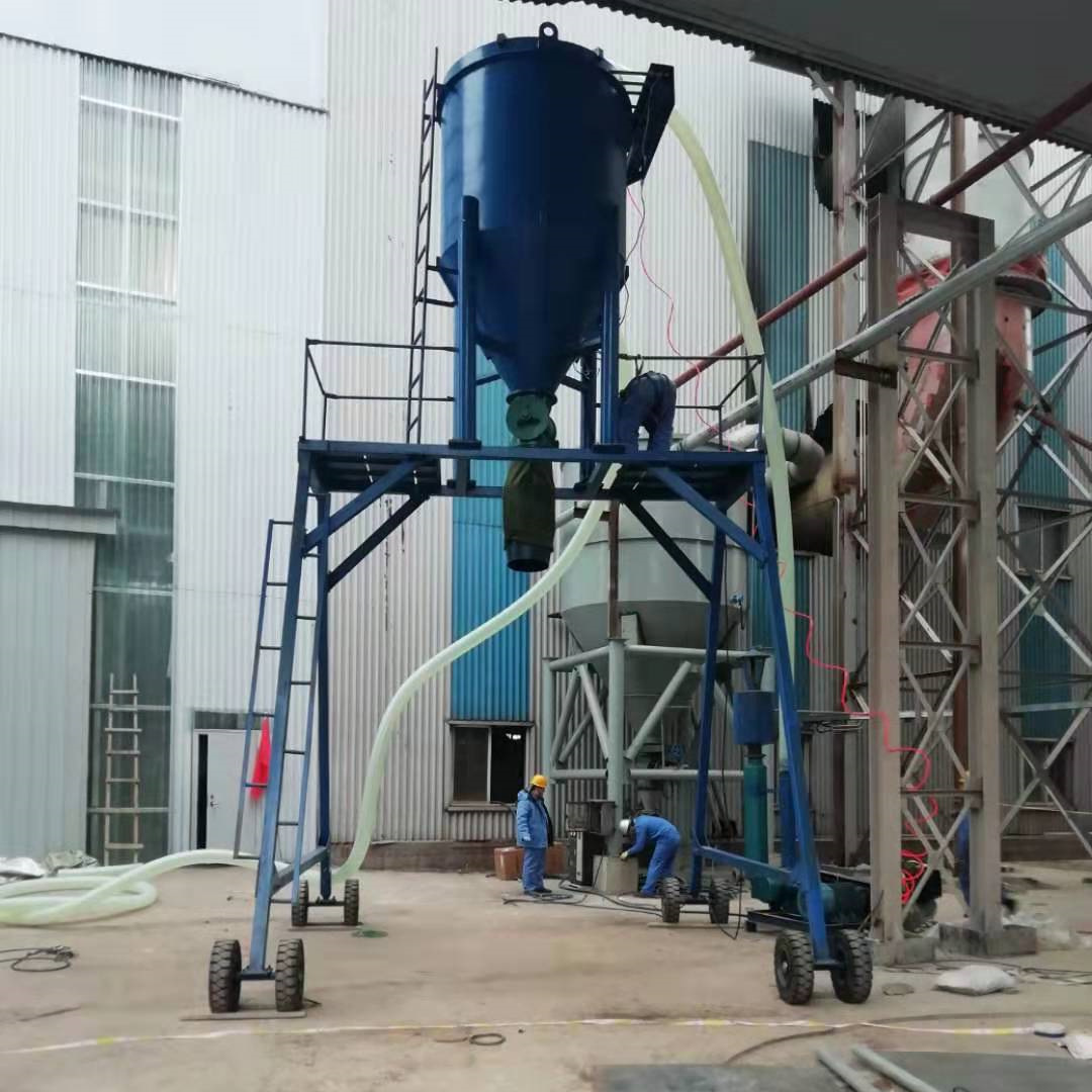 山东粉煤灰气力输送机自吸式粉料装车气力输送机高扬程吸灰机