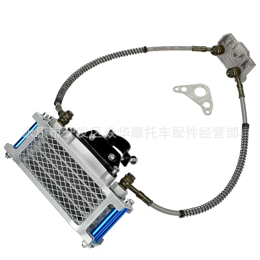 Масляный радиатор охлаждения внедорожного мотоцикла ATV модифицированный 70-125CC горизонтальный двигатель аксессуары для квадроциклов