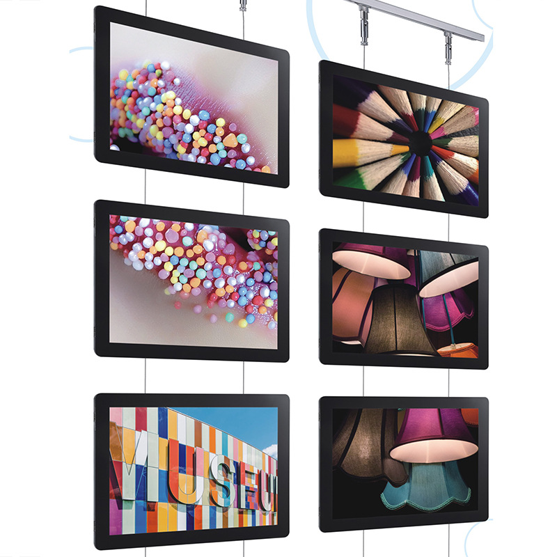 水晶灯箱 佛山水晶灯箱批发 壁挂吊挂式双面超薄水晶灯箱