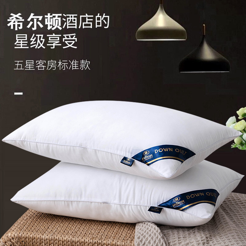 velvet pillow Single Double Pillow core a pair household hotel Cervical pillow Sleep Dedicated student dormitory