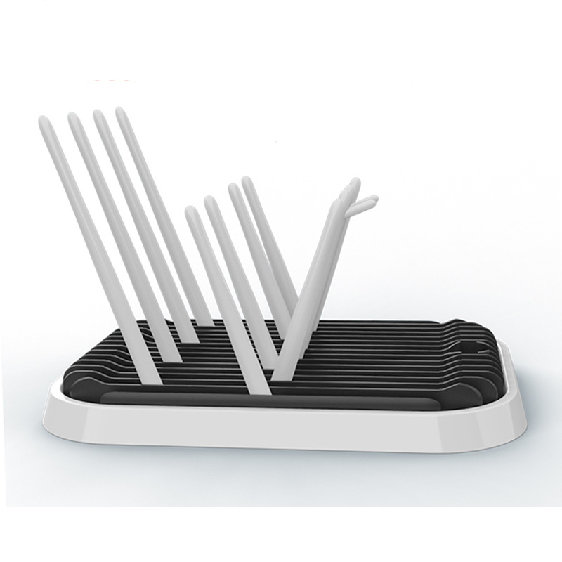 奶瓶晾干架便携式干燥架折叠杯架婴儿水杯沥干架子晒晾架定制批发