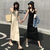 Spring and summer 2020 new pattern Waist Show thin temperament French Retro Primer knitting camisole Dress Summer