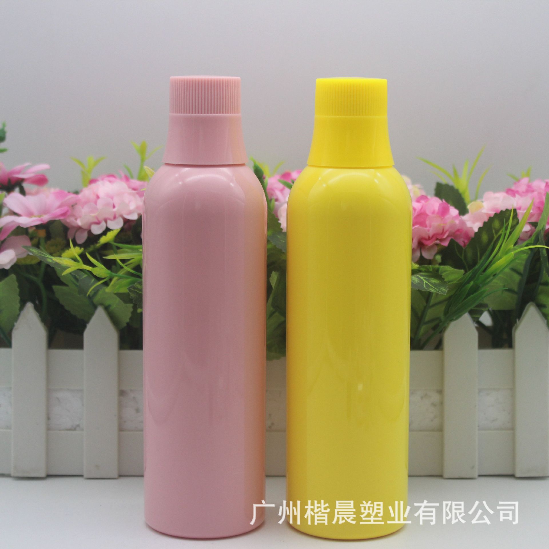 300ml口腔护理液瓶清洁剂瓶爽口水瓶 液体分装瓶 带量杯塑料瓶