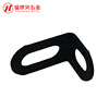 Factory wholesale iron black large hole corner codes oval -shaped arc -shaped corner code various stamping hardware fixed. System