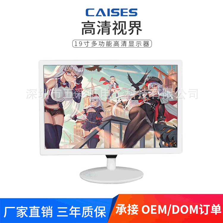 direct deal 19 monitor Graphoscope Desktop high definition Monitor Dual use screen brand new liquid crystal